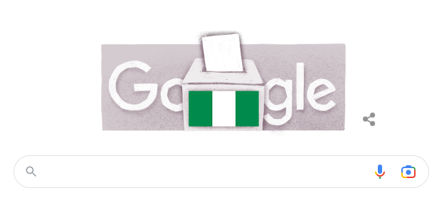 Google doodle honours Nigerians on election day